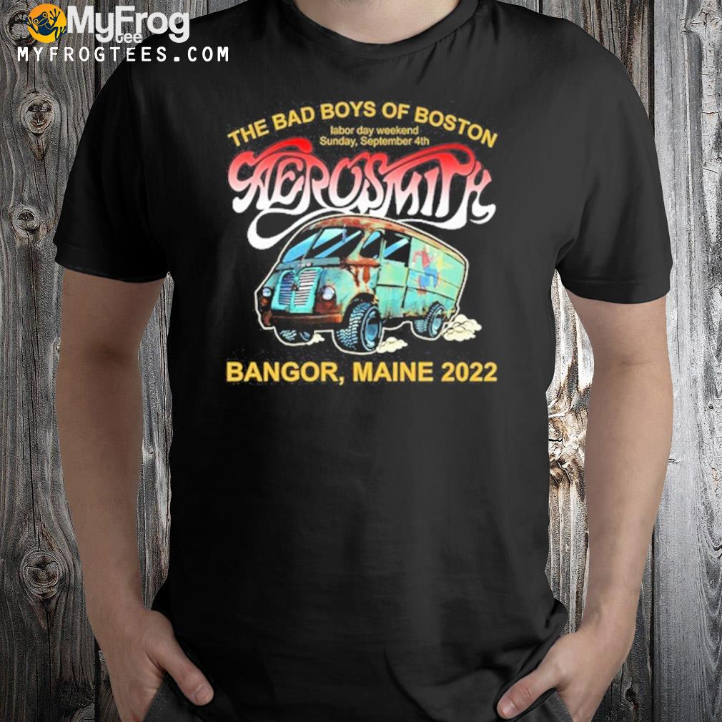 Aerosmith bangor Maine tour 2022 shirt
