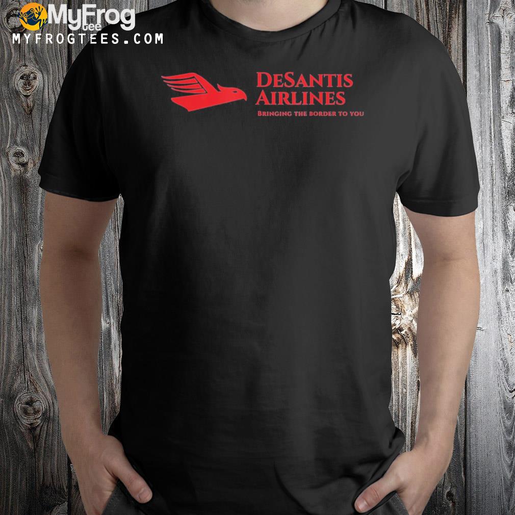 DeSantis Airlines Vintage US Flag T-Shirt