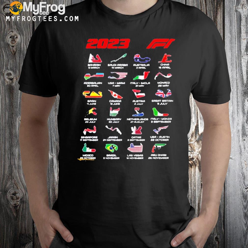 Formula 1 Calendar 2023 F1 Shirt