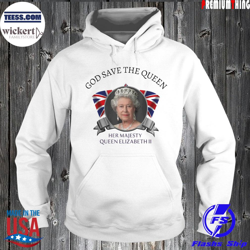 God Save The Queen British Monarch commemorate Tee Shirt Hoodie