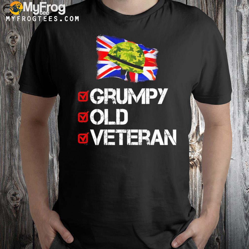 Grumpy Old Veteran Dad Shirt