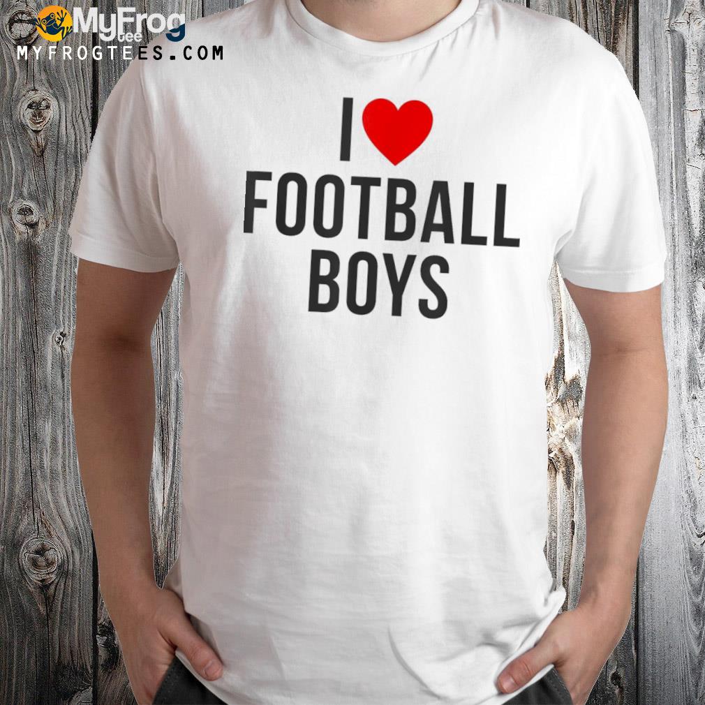 I heart Football boys shirt