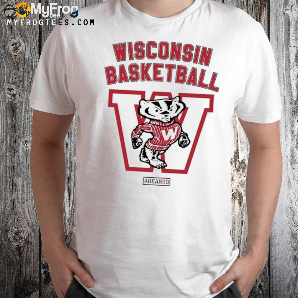 Wisconsin badgers basketball areared block party october 4 shirt