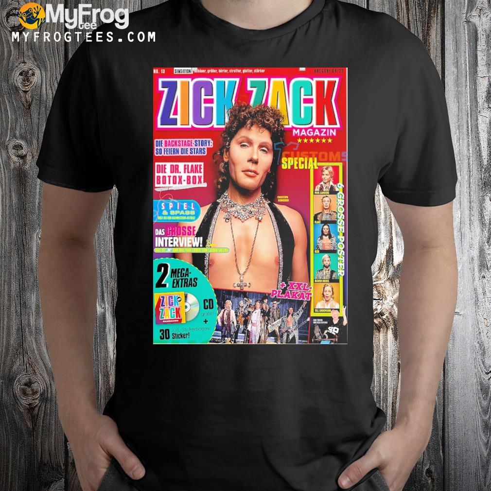 Zick zack rammstein single 2022 poster the second single of the album zeit shirt