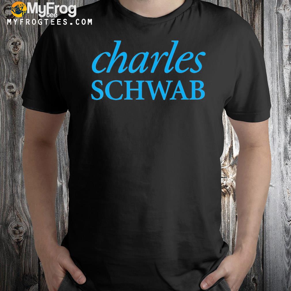 Charles schwab logo shirt