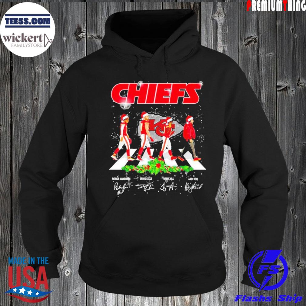 Kansas city Chiefs Christmas abbey road signatures s Hoodie