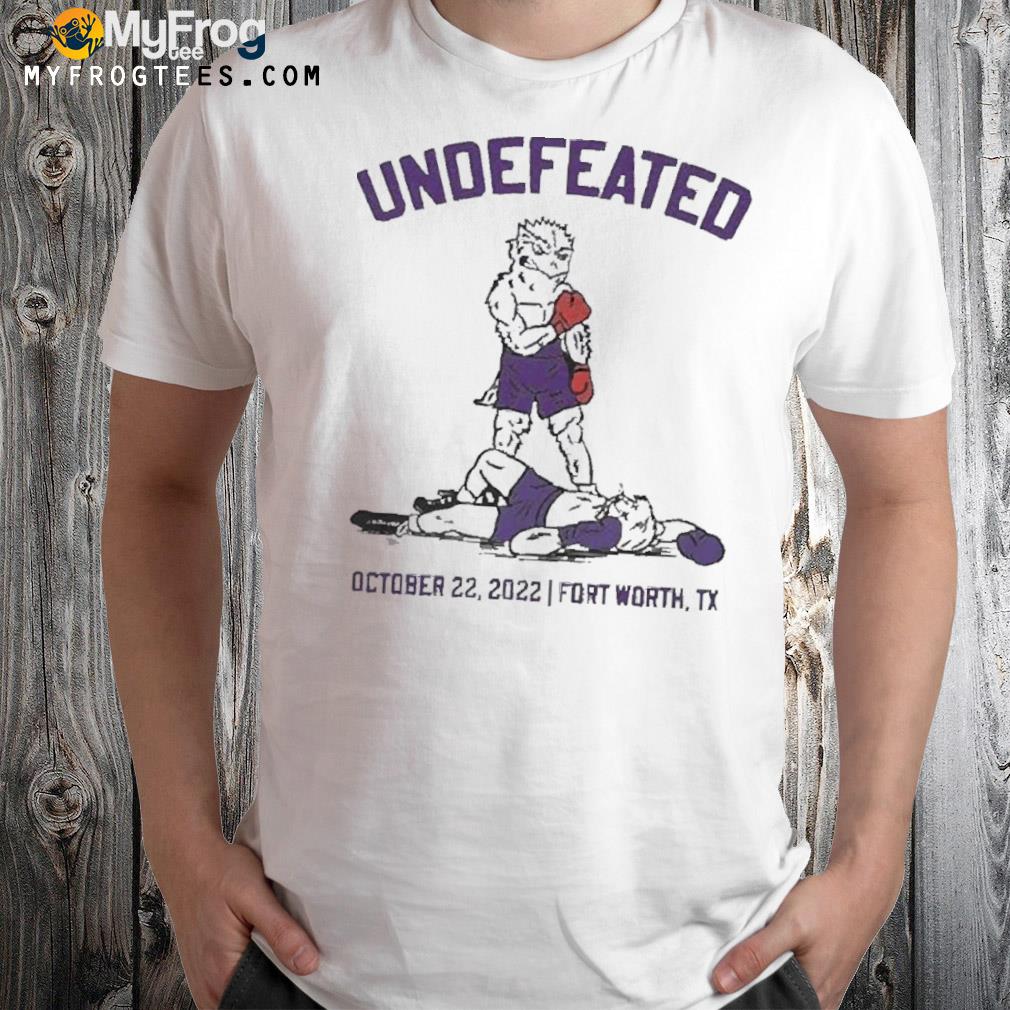 Undefeated Knockout Kansas State Beat Tcu Horned Frogs October 22 2022 Shirt