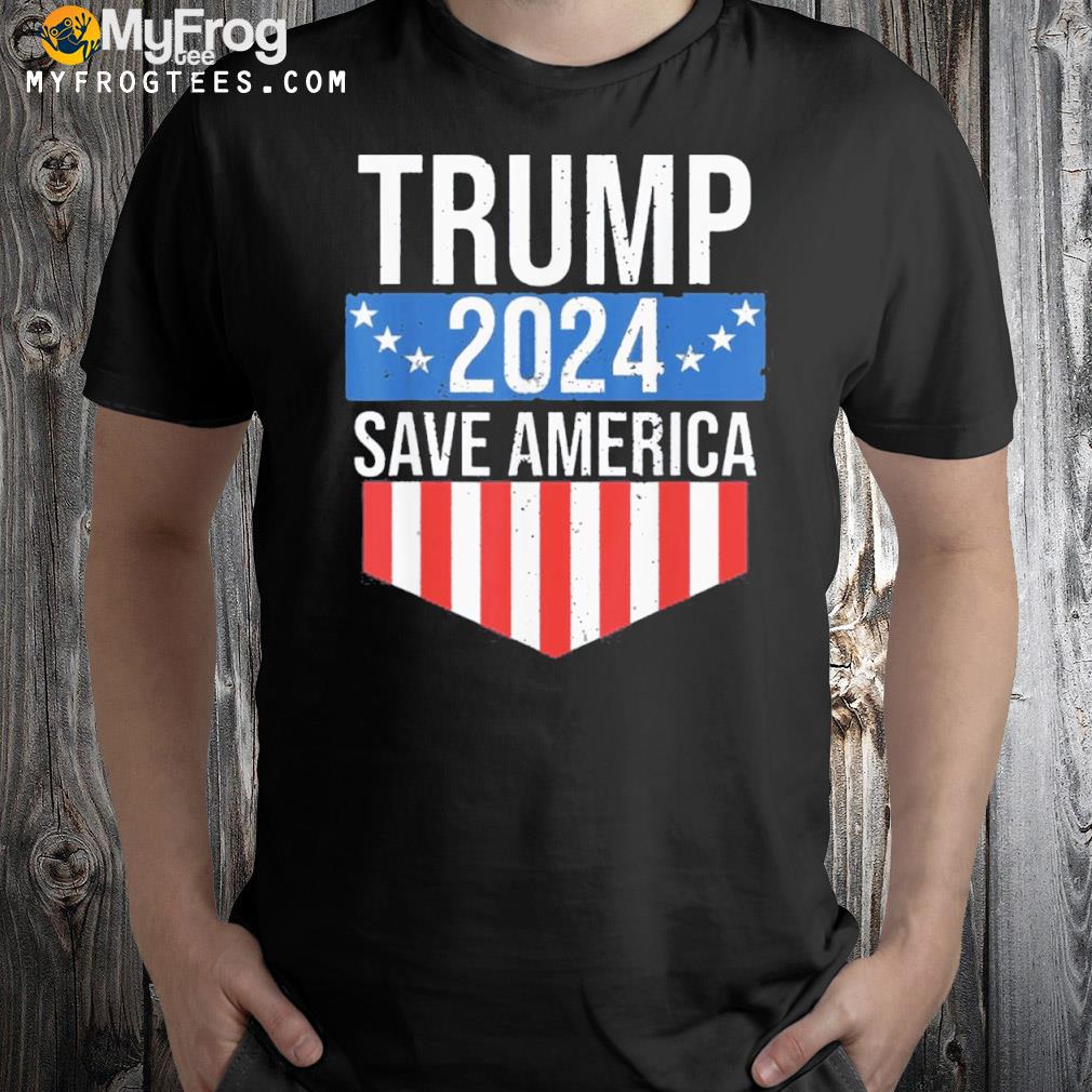 2024 Trump Save America USA Flag Shirt