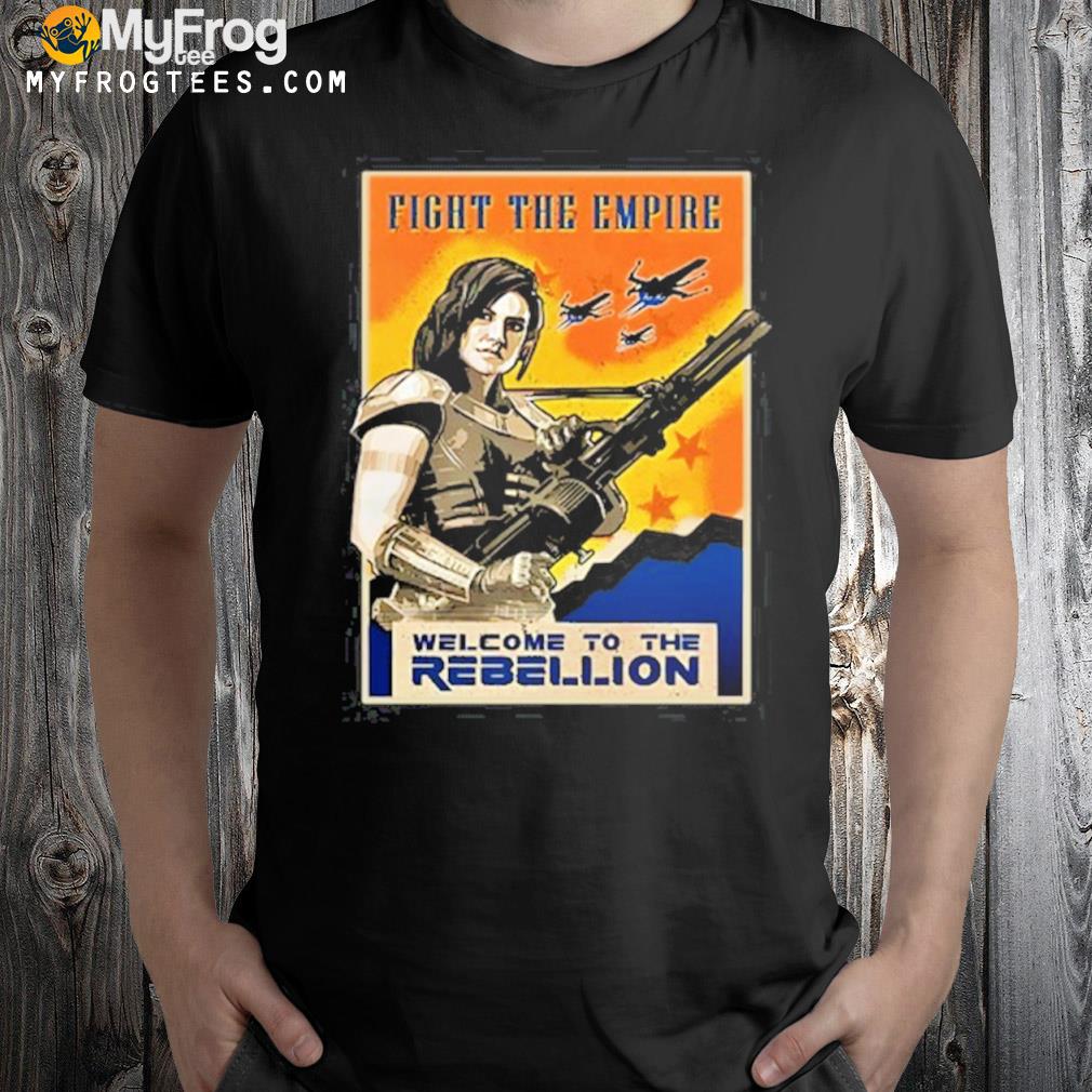 300mirrors welcome to the rebellion fight the empire shirt