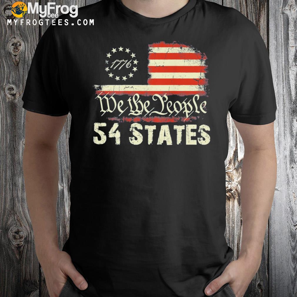 54 States USA American Flag Funny Joe Biden Gaff Shirt