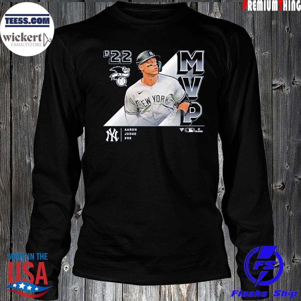 Aaron Judge New York Yankees Fanatics Branded 2022 AL MVP T-Shirt LongSleeve