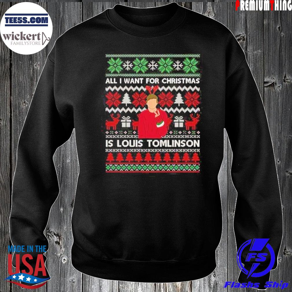 Louis Tomlinson Don't Let It Break Your Heart All I Want For Christmas Is  Walls T-shirt,Sweater, Hoodie, And Long Sleeved, Ladies, Tank Top