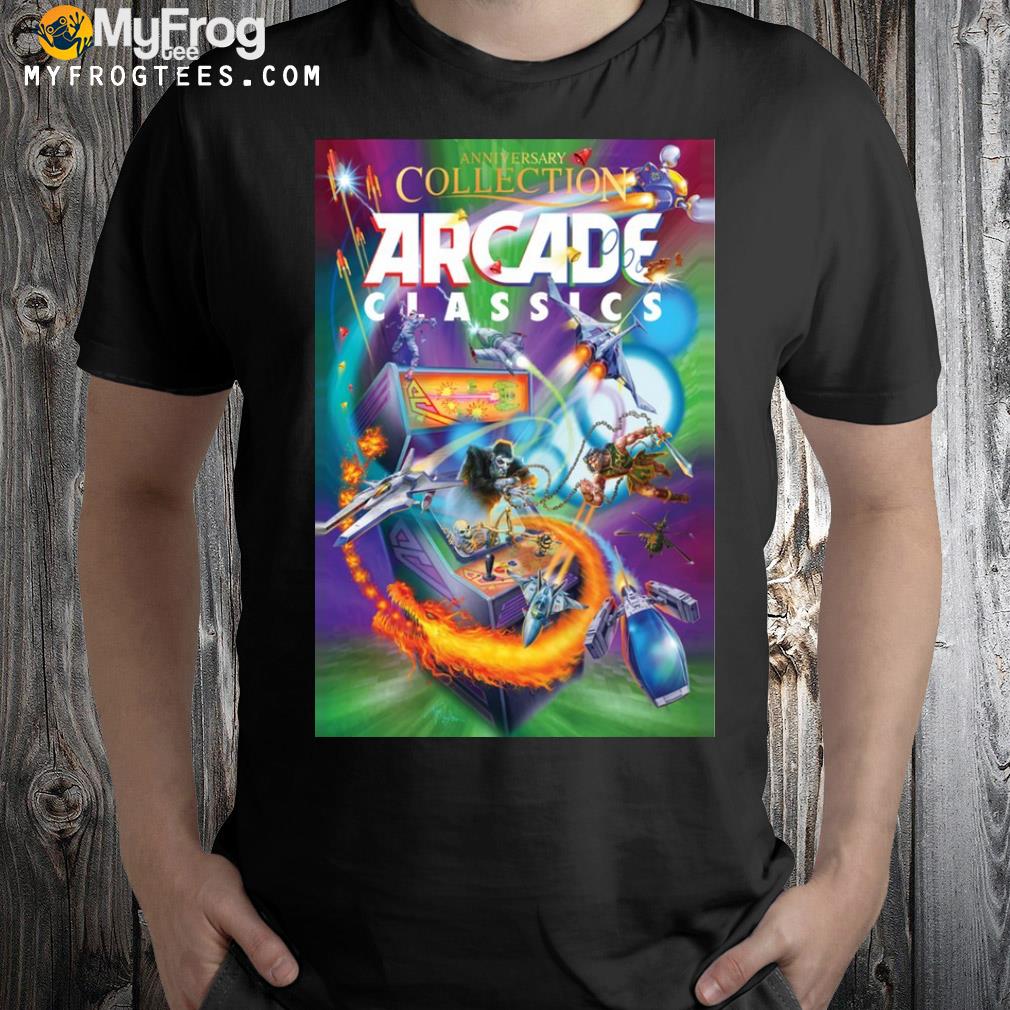 Arcade s anniversary collection poster shirt