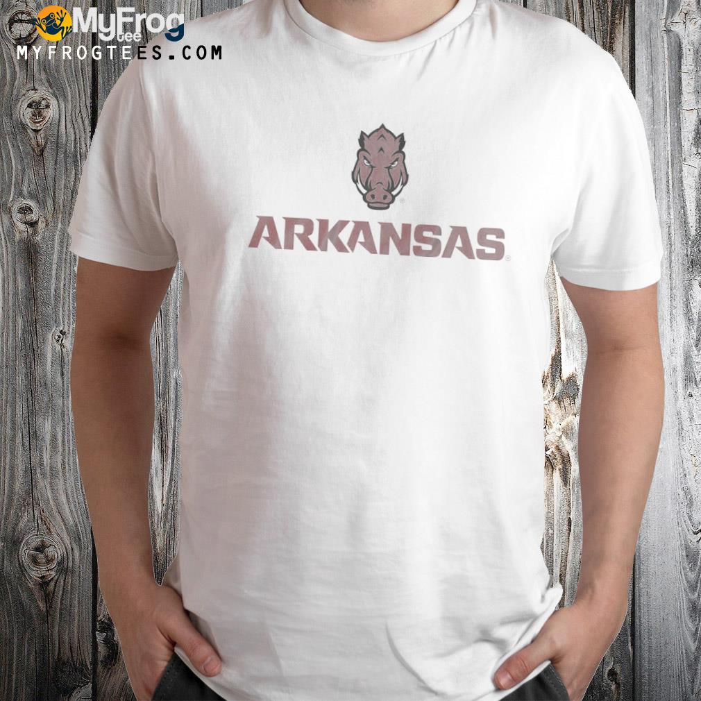 ArKansas razorbacks wordmark shirt