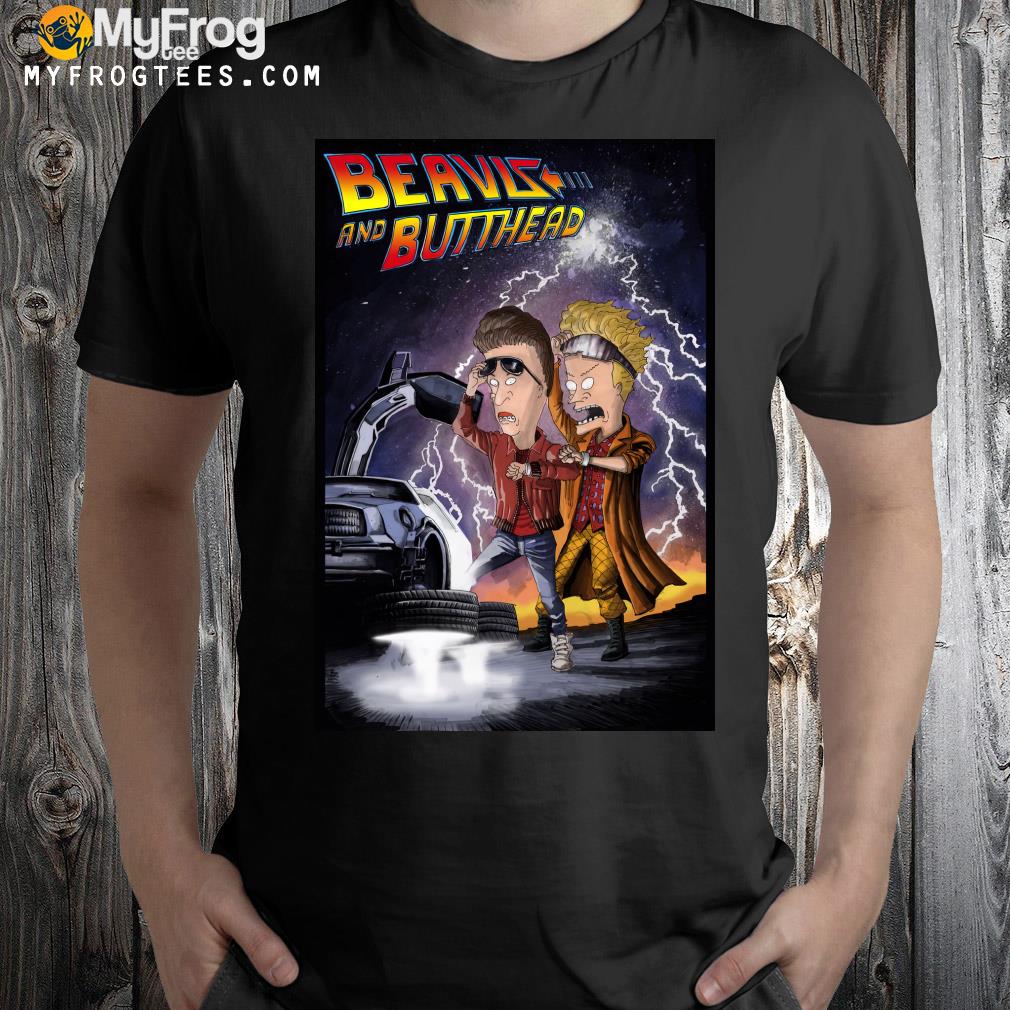 Beavis and Butt Head Back To The Future T-shirt