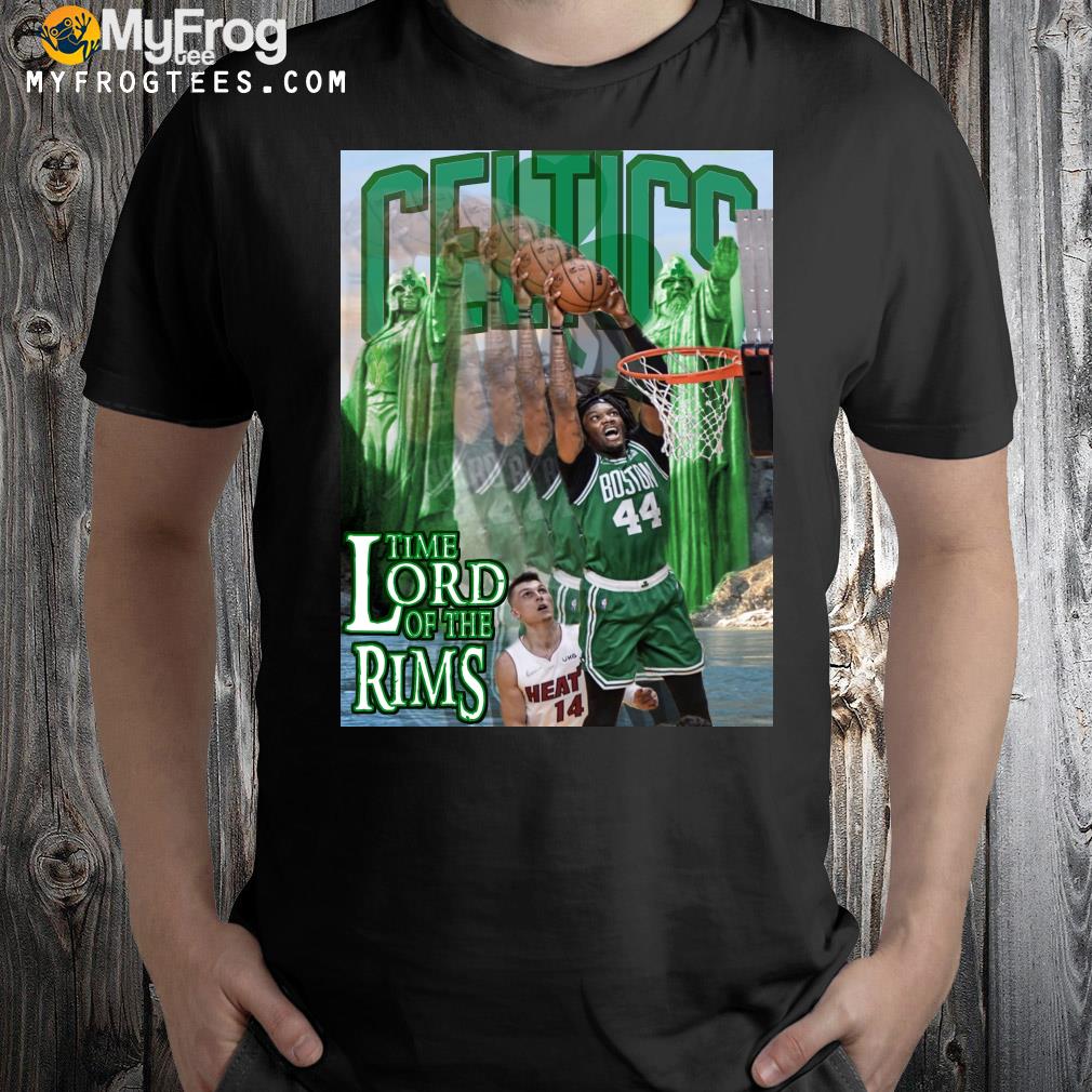Boston celtics time lord of the rims shirt