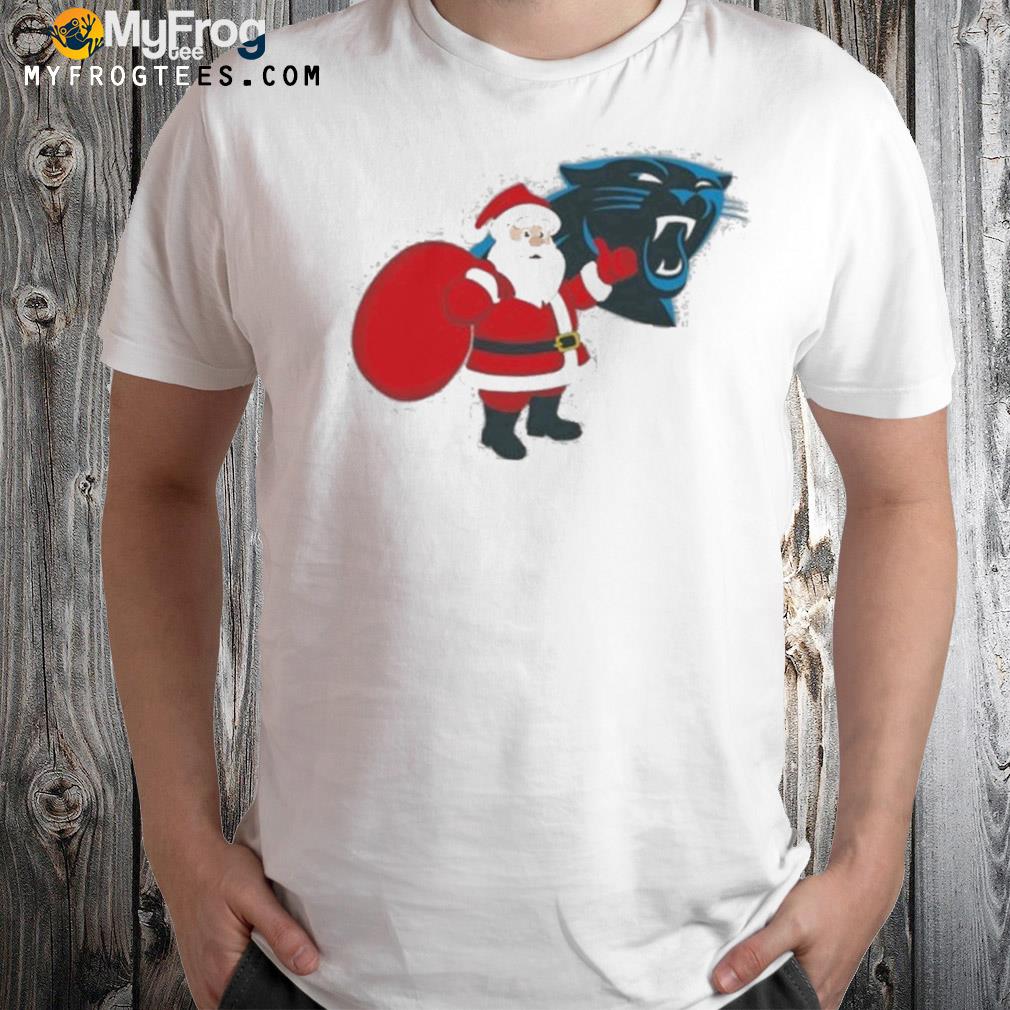 Carolina Panthers Santa Claus Christmas Shirt