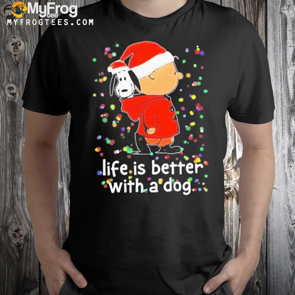 Charlie Brown And Snoopy Life Is Better With A Dog Christmas 2022 Sweater