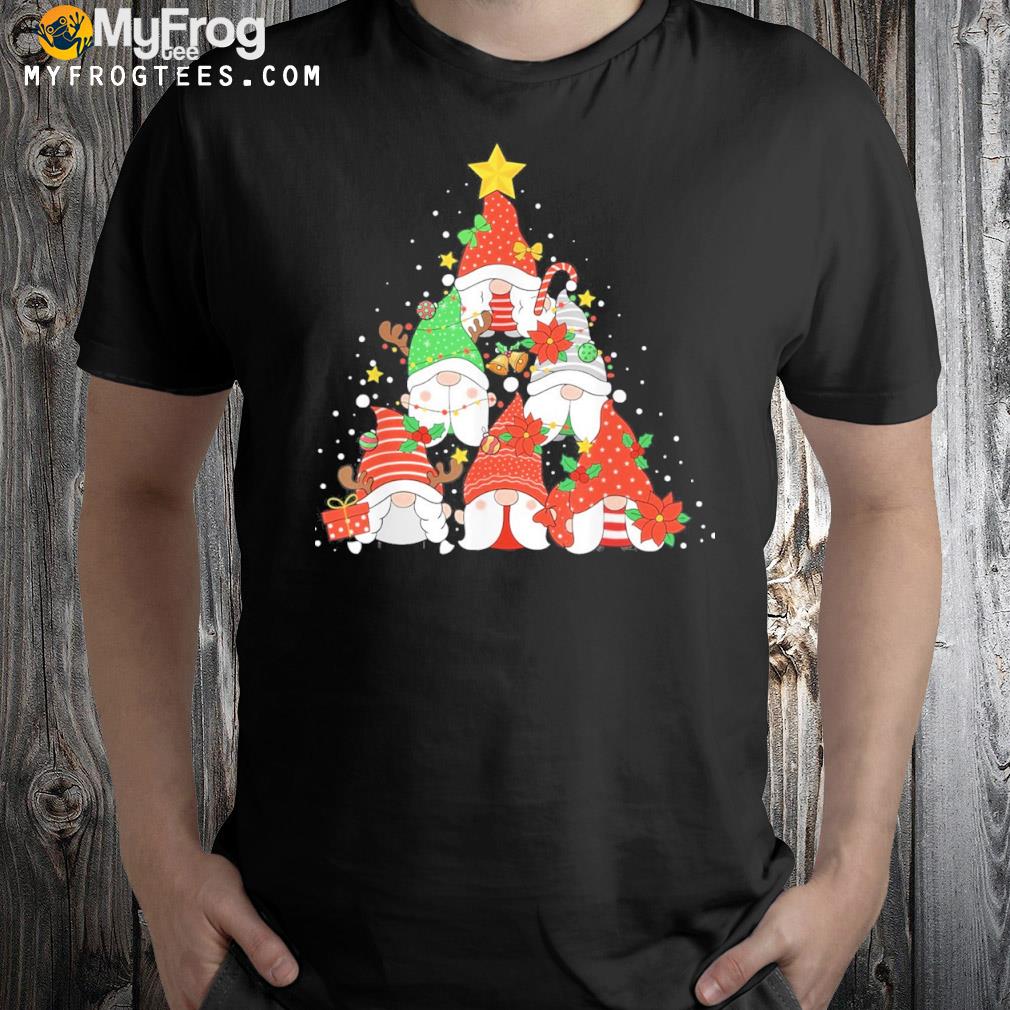 Christmas Gnomes Family Pajamas Gnomes Tree Xmas Shirt