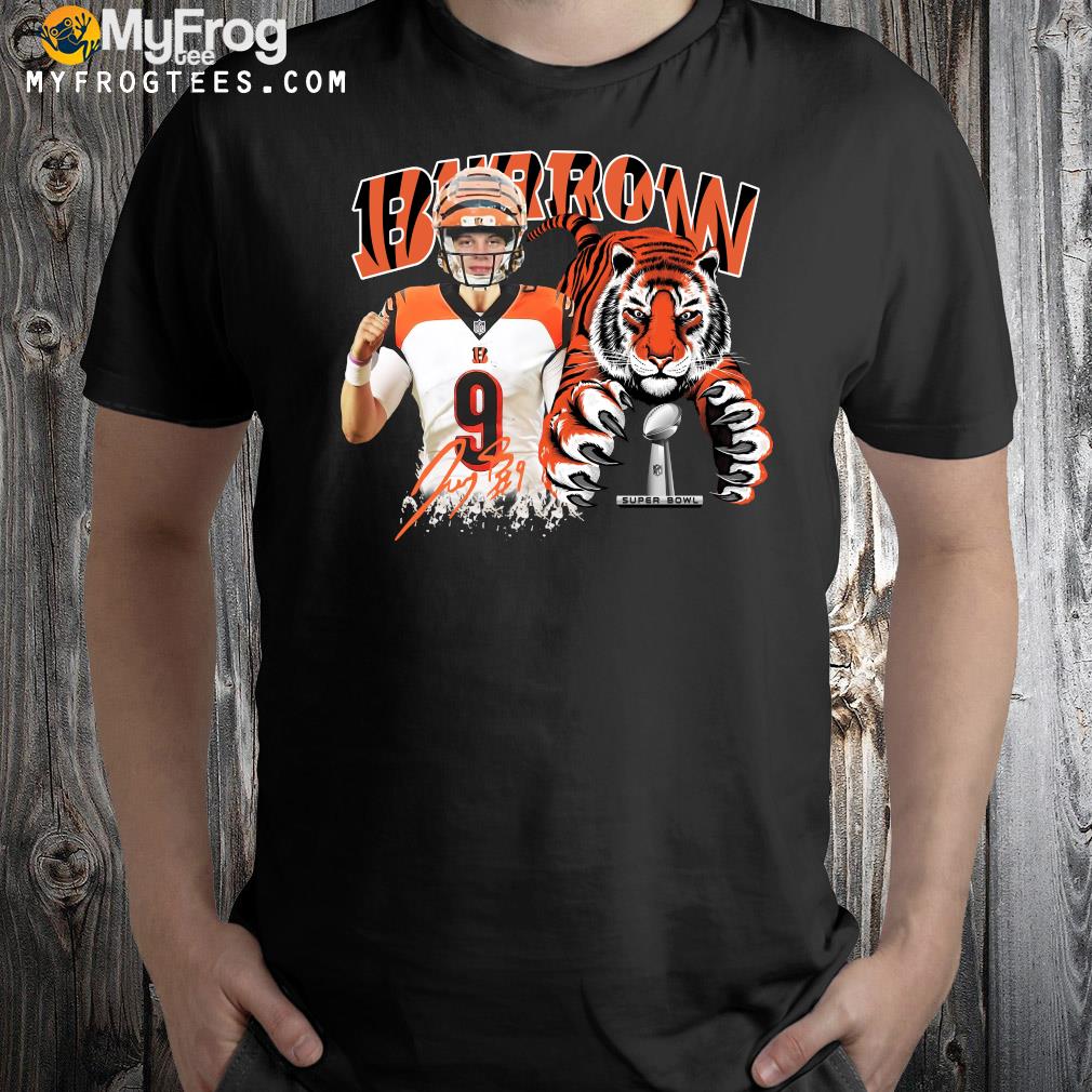 Cincinnati Bengals 9 Joe Burrow Super Bowl Champions Shirt