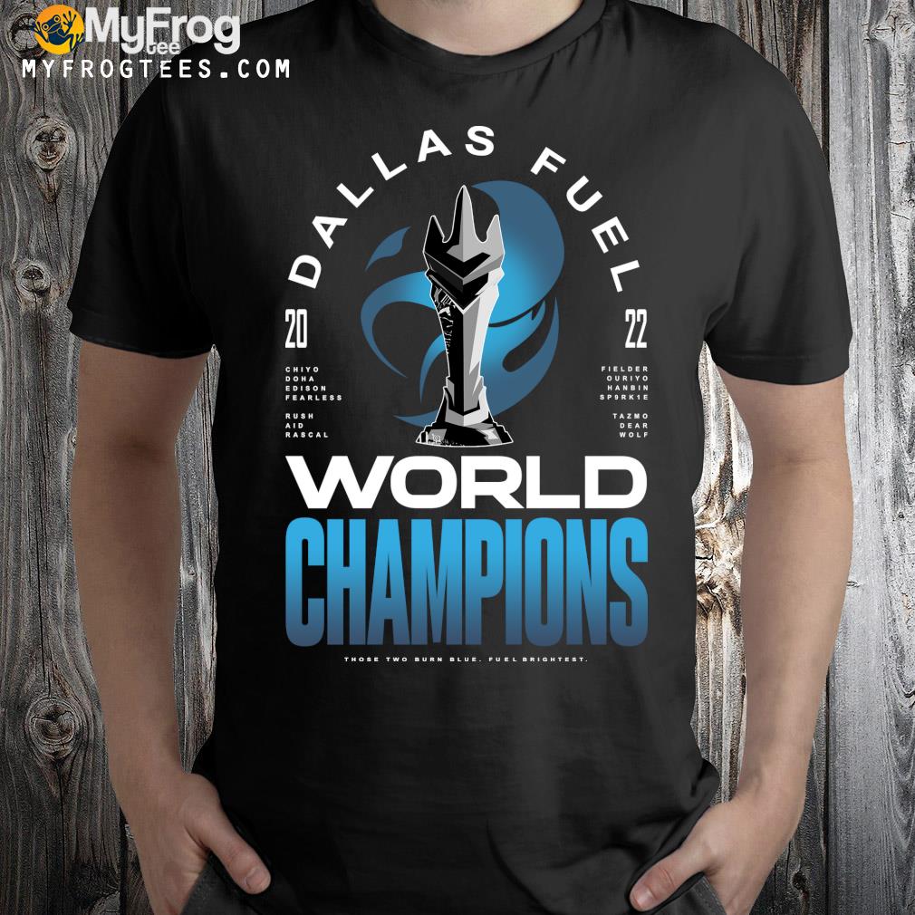 Dallas fuel 2022 owl grand finals world champions t-shirt