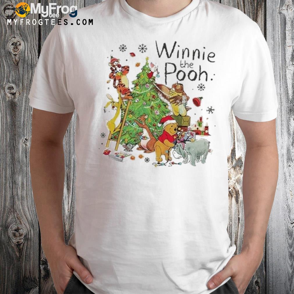 Disney winnie the pooh Christmas pooh piglet disney shirt