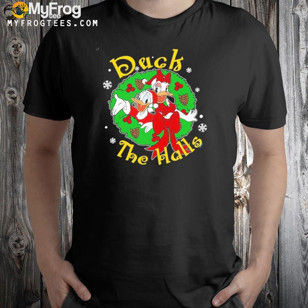 Duck The Halls Donald Duck and Daisy Shirt