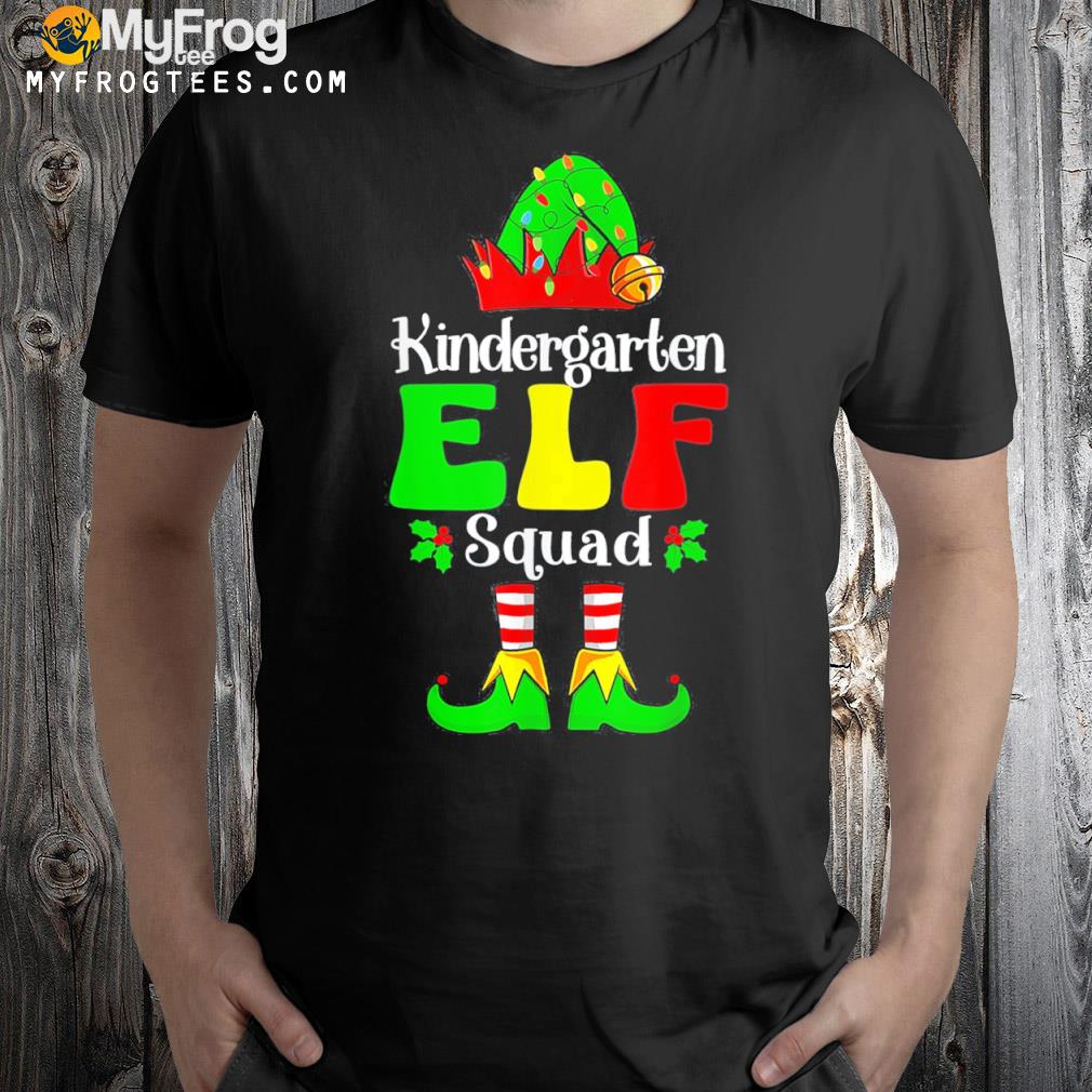 Elf squad Christmas kindergarten teacher matching group xmas shirt