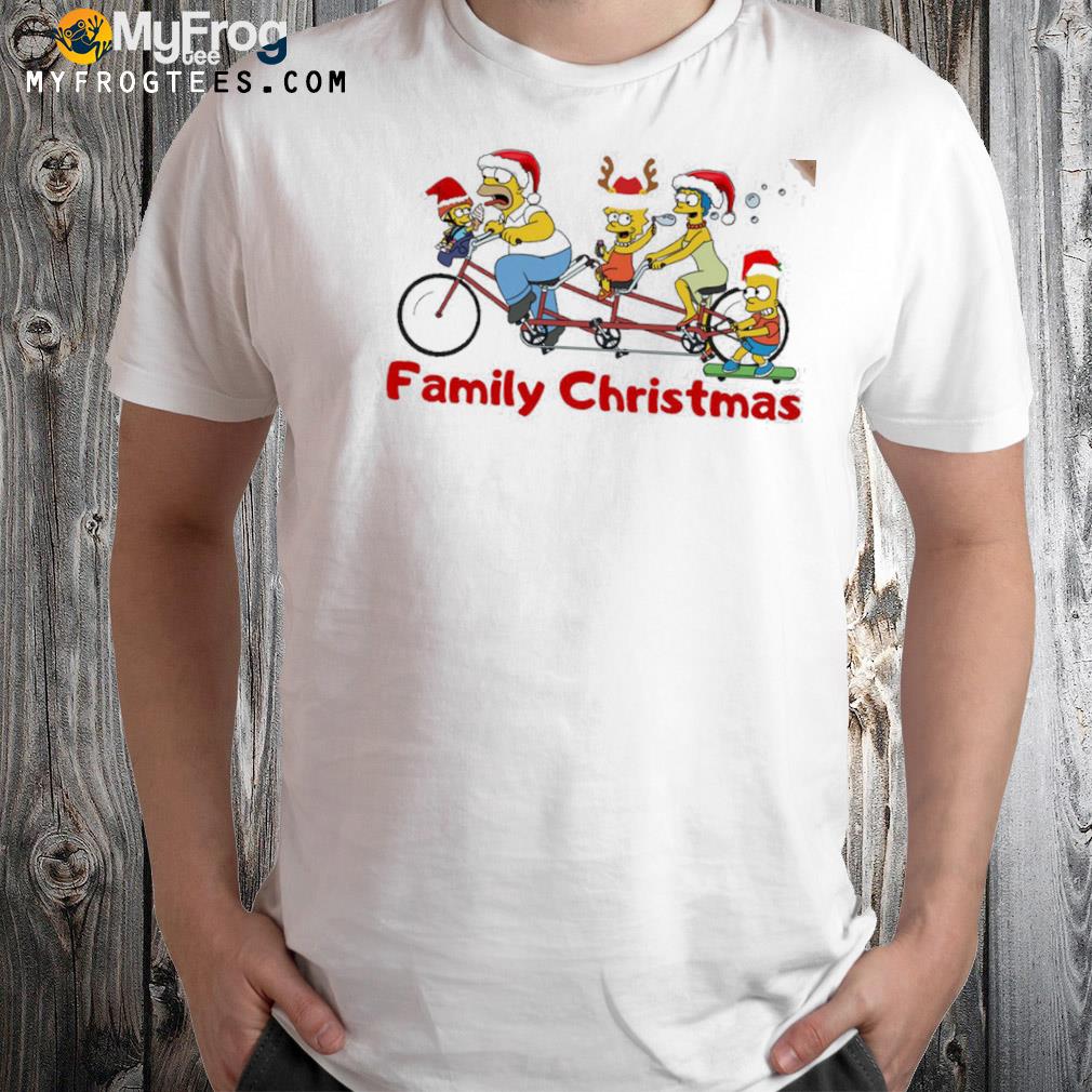 Family Christmas the Simpsons t-shirt