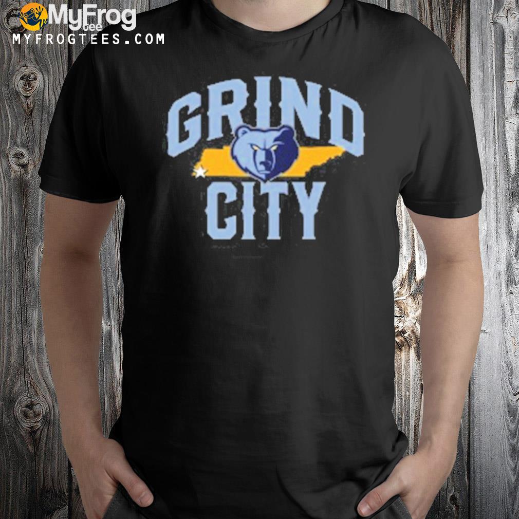 Fanatics branded navy memphis grizzlies grind city hometown collection shirt