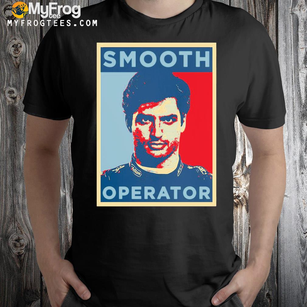 Graphic f1 carlos sainz smooth operator shirt