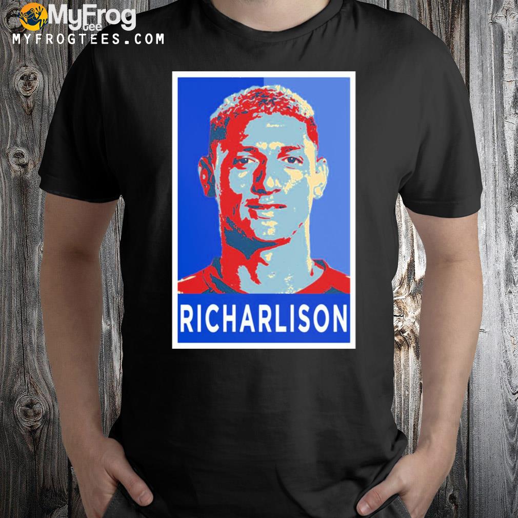 Graphic soccer player richarlison everton artwork shirt