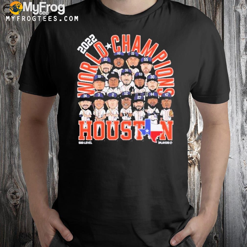 Houston Baseball Caricature Champs 2022 World Series Shirt