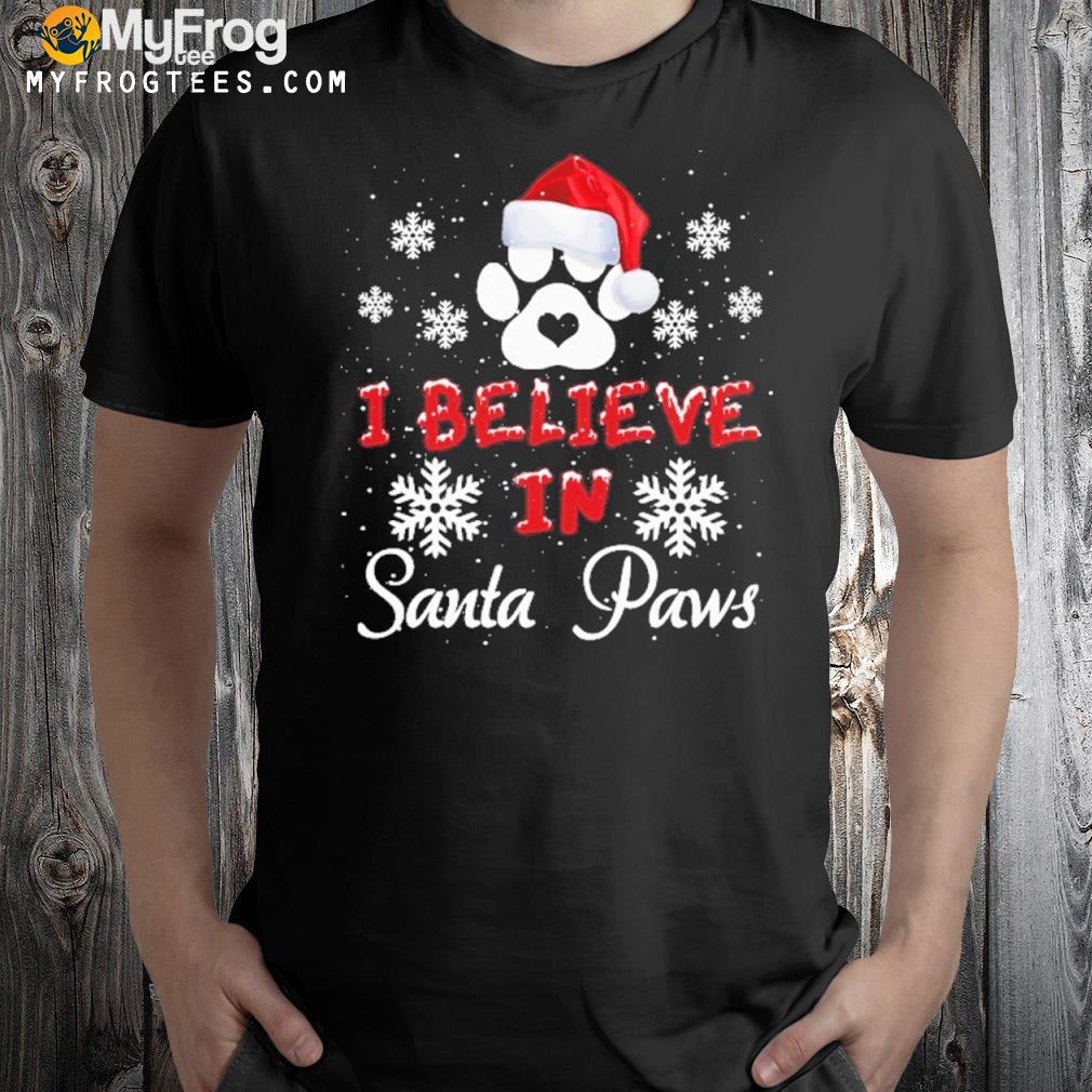 I believe in santa paws Ugly Christmas sweatshirt