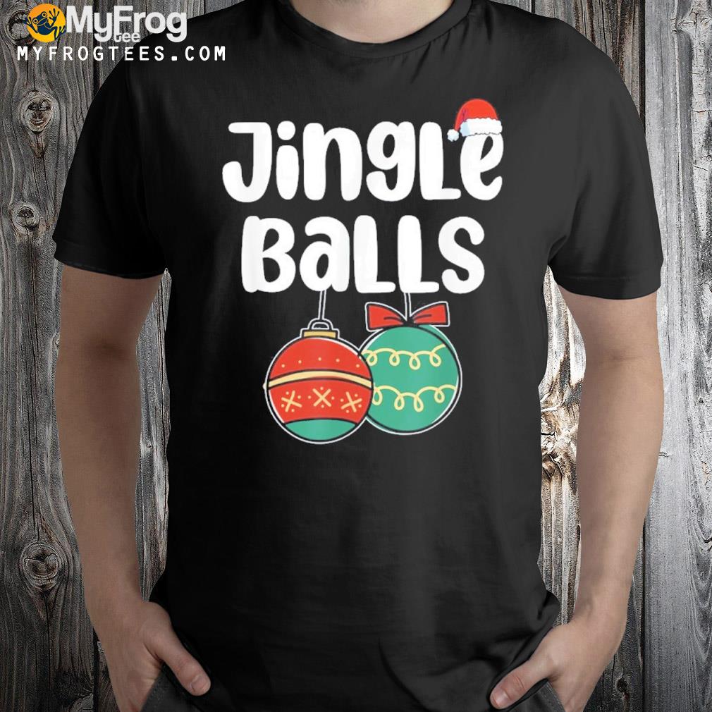 Jingle Balls Tinsel Tits Couples Christmas Matching T-Shirt