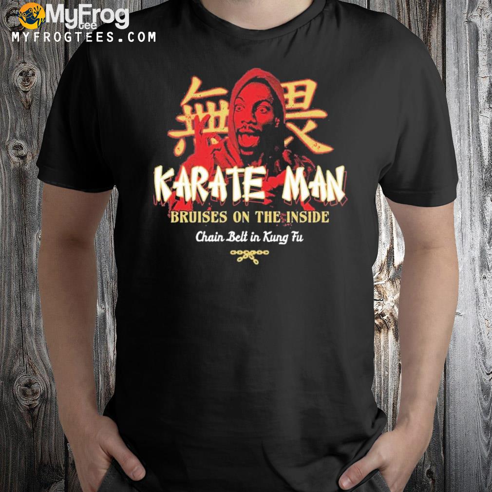 Karate man chain belt in kung fu Ugly Christmas sweatshirt