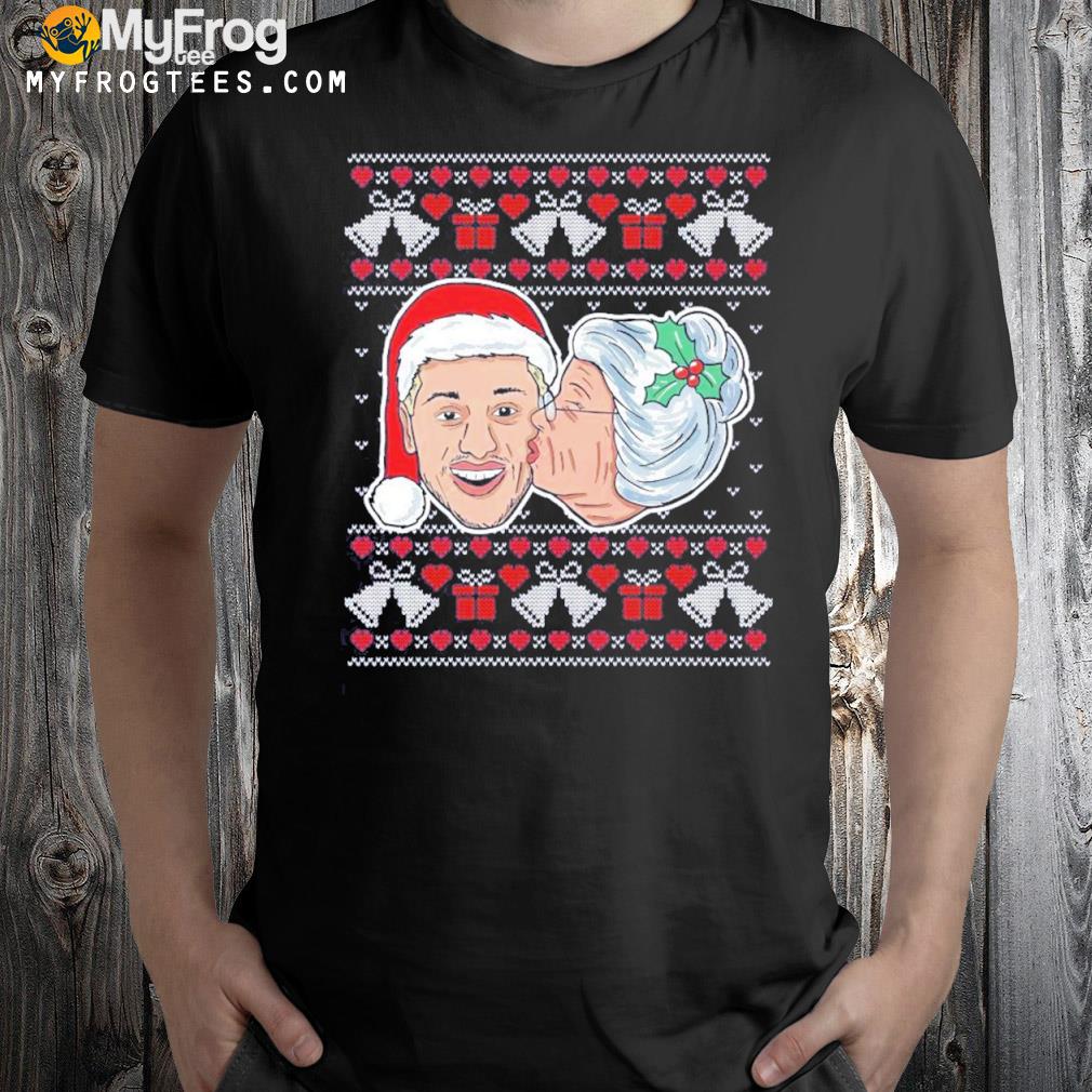 KISSING MRS CLAUS UGLY SWEATER