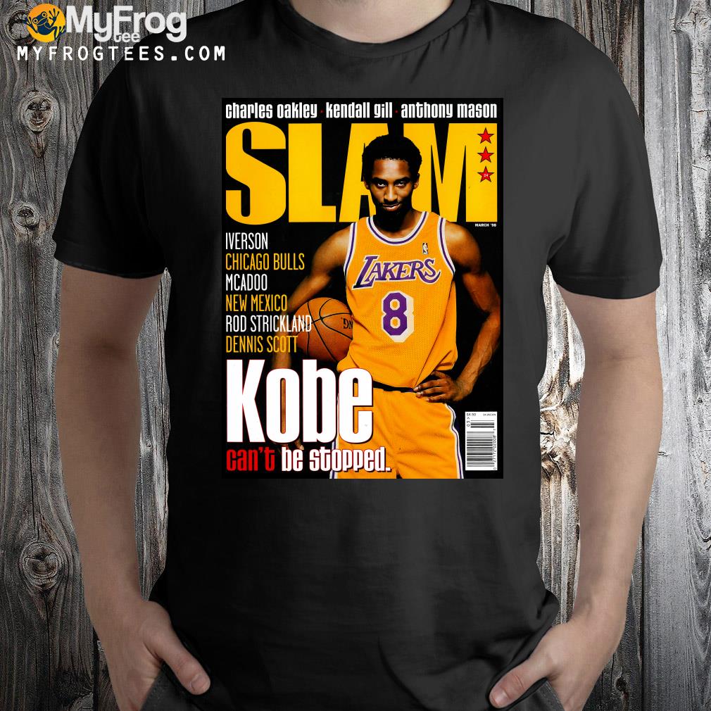Awesome Kobe Bryant Slam Magazine 1998 can't be stopped shirt