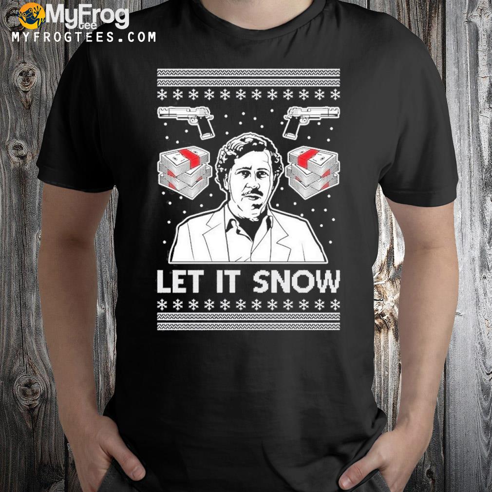 Let It Snow Narcos Ugly Christmas Sweater