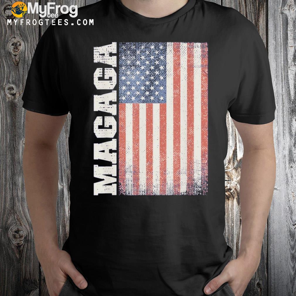 Magaga 2024 us flag shirt