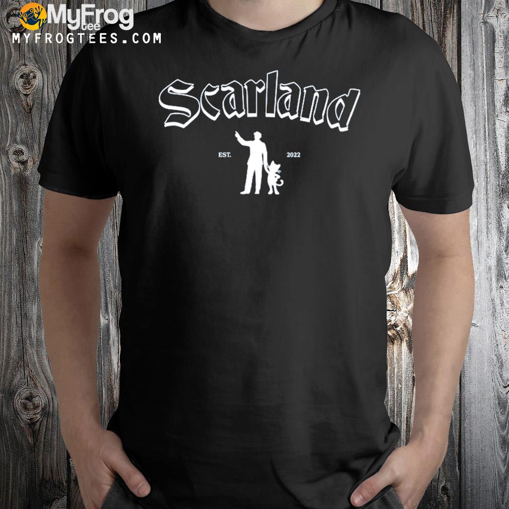 Man and cat scarland est 2022 shirt