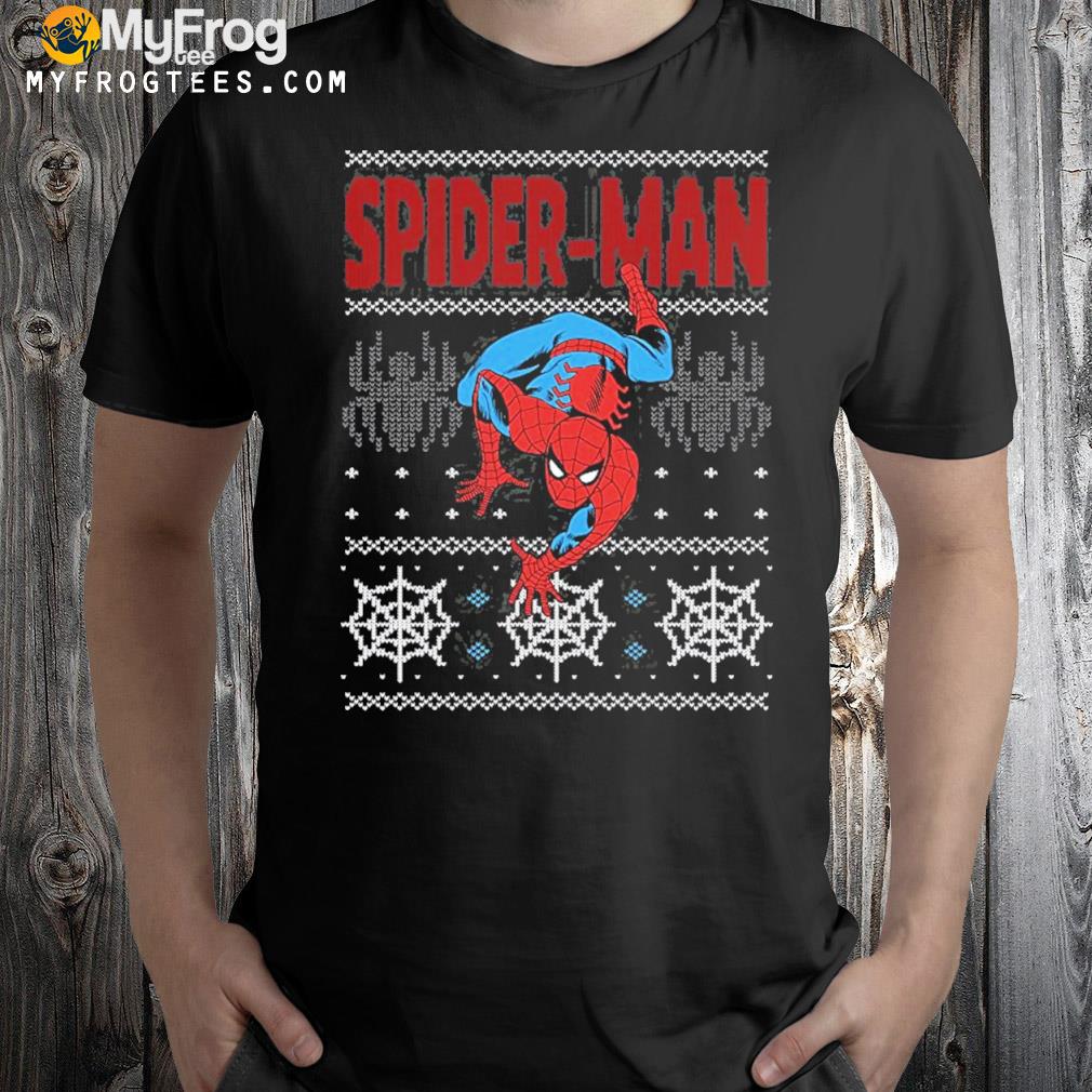 Marvel Spider-Man Spidey Ugly Sweater Christmas Holiday T-Shirt