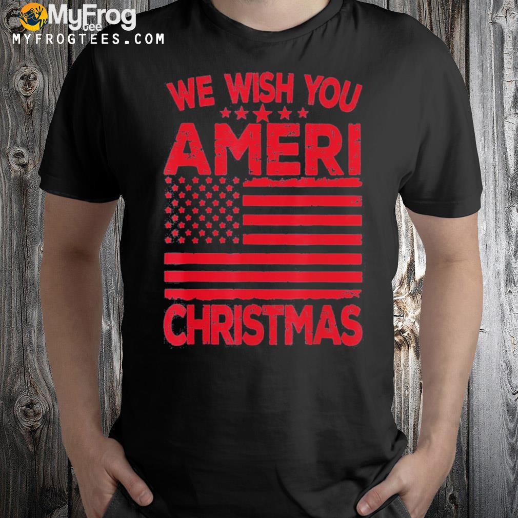 Mens Wish You Ameri Christmas Funny USA Patriotic Official T-Shirt, hoodie,  sweater, long sleeve and tank top