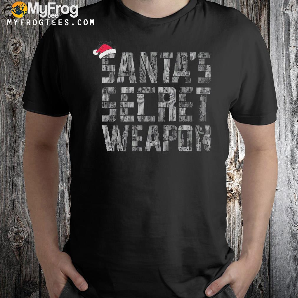 Mr. build it merch santa's secret weapon shirt