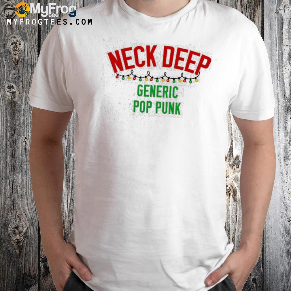 Neck deep generic pop punk Christmas shirt