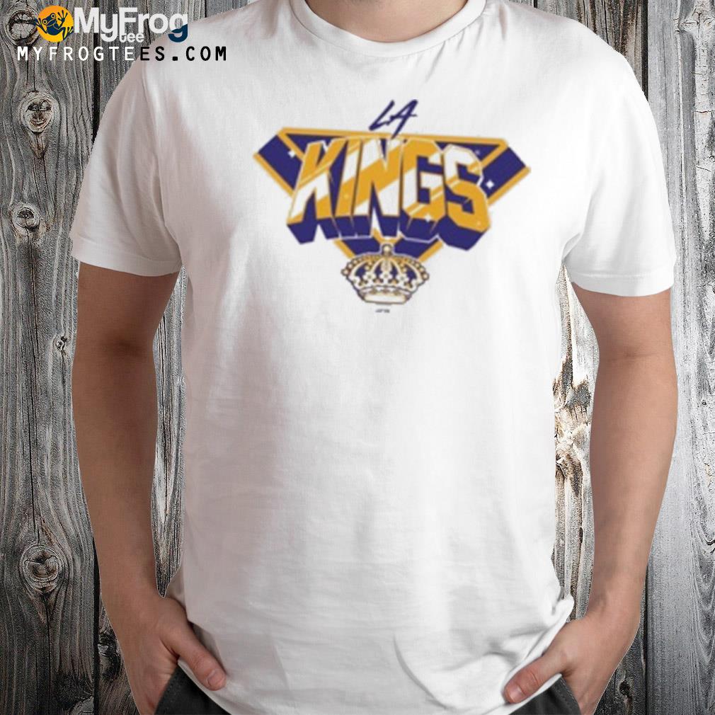 Nhl fanatics shop los angeles kings white team jersey inspired shirt