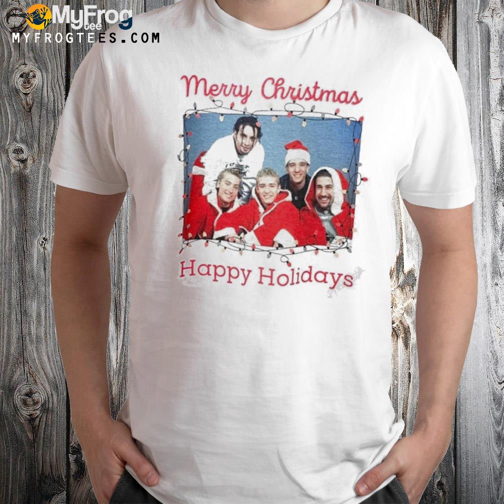 Nsync merry Christmas happy holidays merry Christmas shirt