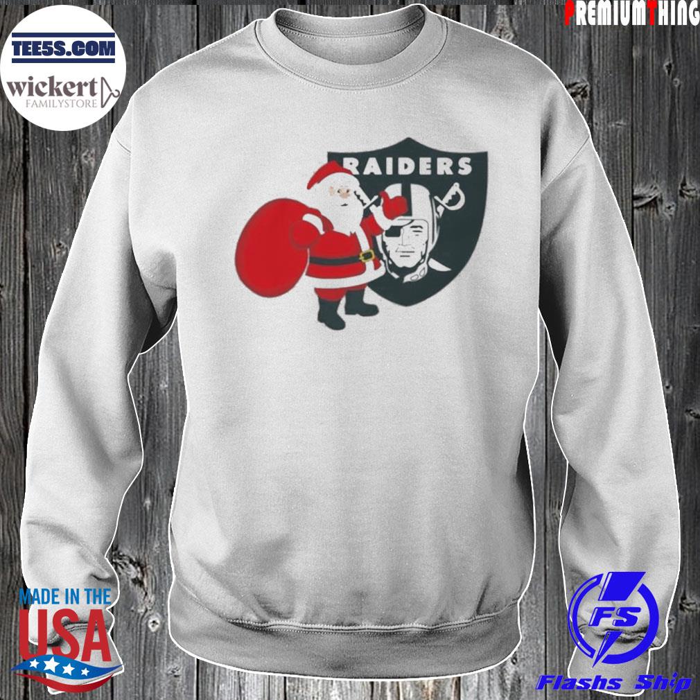 Oakland Raiders Nfl Santa Claus Christmas Shirt Sweater