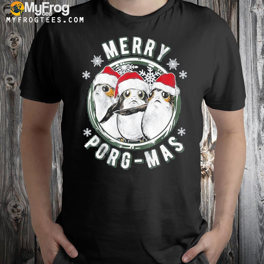 Porg Star Wars Christmas Holiday T-Shirt