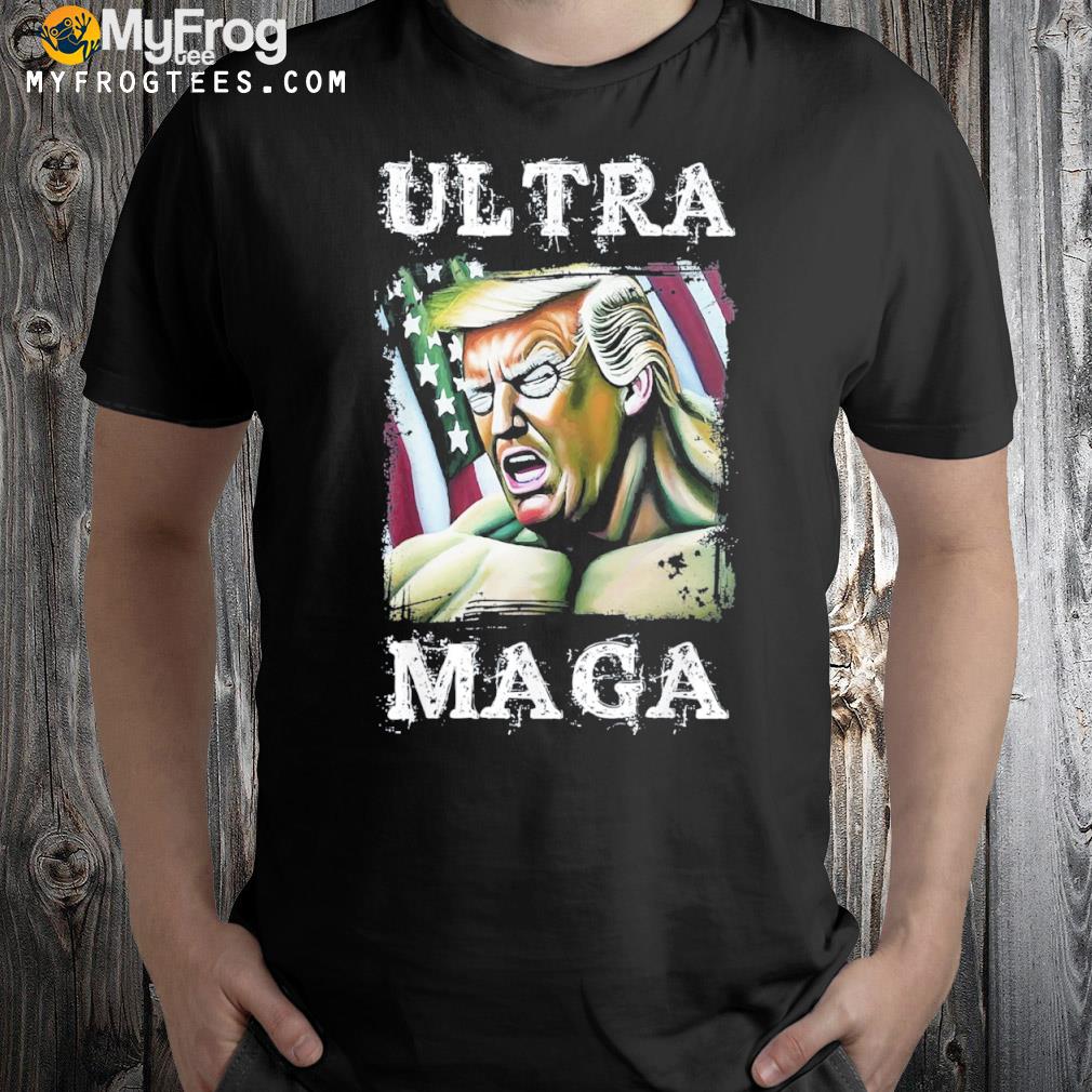 Pro Trump 2024 election usa flag proud antI Biden political Ugly Christmas sweatshirt